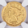 1842-C $2.50 Charlotte Gold Quarter Eagle NGC AU Details Damaged Charlotte Mint Label 1842-C $2.50 Charlotte Gold Quarter Eagle NGC AU Details Damaged Charlotte Mint Label