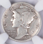 1916-D Winged Liberty Head "Mercury" Dime Very Good VG Details NGC 10c 1916-D Winged Liberty Head "Mercury" Dime Very Good VG Details NGC 10c