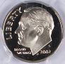 2002-S Roosevelt Dime PCGS PR70DCAM 10c 2002-S Roosevelt Dime PCGS PR70DCAM 10c