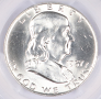 1957-D Franklin Half Dollar PCGS MS64 FBL 50c 1957-D Franklin Half Dollar PCGS MS64 FBL 50c