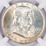 1957-D Franklin Half Dollar NGC MS64 FBL 50c 1957-D Franklin Half Dollar NGC MS64 FBL 50c