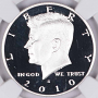 2010-S Silver Kennedy Half Dollar NGC PF70 Ultra Cameo 50c 2010-S Silver Kennedy Half Dollar NGC PF70 Ultra Cameo 50c