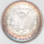 1898 Rainbow Toned Morgan Dollar Old Fatty Holder NGC MS65 $1 1898 Rainbow Toned Morgan Dollar Old Fatty Holder NGC MS65 $1