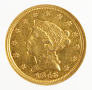 1846-D $2.50 Dahlonega Gold Quarter Eagle ANACS EF Details Cleaned 1846-D $2.50 Dahlonega Gold Quarter Eagle ANACS EF Details Cleaned