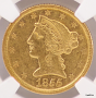 1855-C $5 Charlotte Gold Half Eagle NGC AU58 Charlotte Mint Label 1855-C $5 Charlotte Gold Half Eagle NGC AU58 Charlotte Mint Label