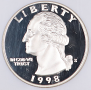 1998-S Silver Washington Quarter NGC PF69 Ultra Cameo 25c 1998-S Silver Washington Quarter NGC PF69 Ultra Cameo 25c