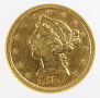 1856-D $5 Dahlonega Gold Half Eagle ANACS AU Details Cheek Tooled-Cleaned 1856-D $5 Dahlonega Gold Half Eagle ANACS AU Details Cheek Tooled-Cleaned