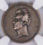 1833 J-PR-33 AR 18mm Andrew Jackson US Mint Paquet Medal Series NGC XF45 1833 J-PR-33 AR 18mm Andrew Jackson US Mint Paquet Medal Series NGC XF45