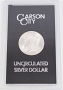 1885-CC GSA Morgan Silver Dollar Carson City 1885-CC GSA Morgan Silver Dollar Carson City